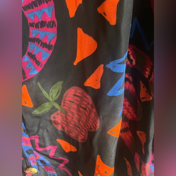 Farm RIO vibrant snake print blouse - Picture 4 of 5